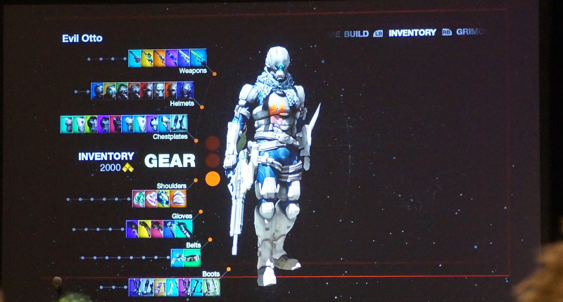 In the top right corner of the “Inventory” screen is something that begins with “Grimo.” Ah, to have gotten an in-game Grimoire.
